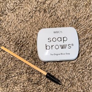 WBCo Soap Brows Kit with Brush used once. In excellent shape